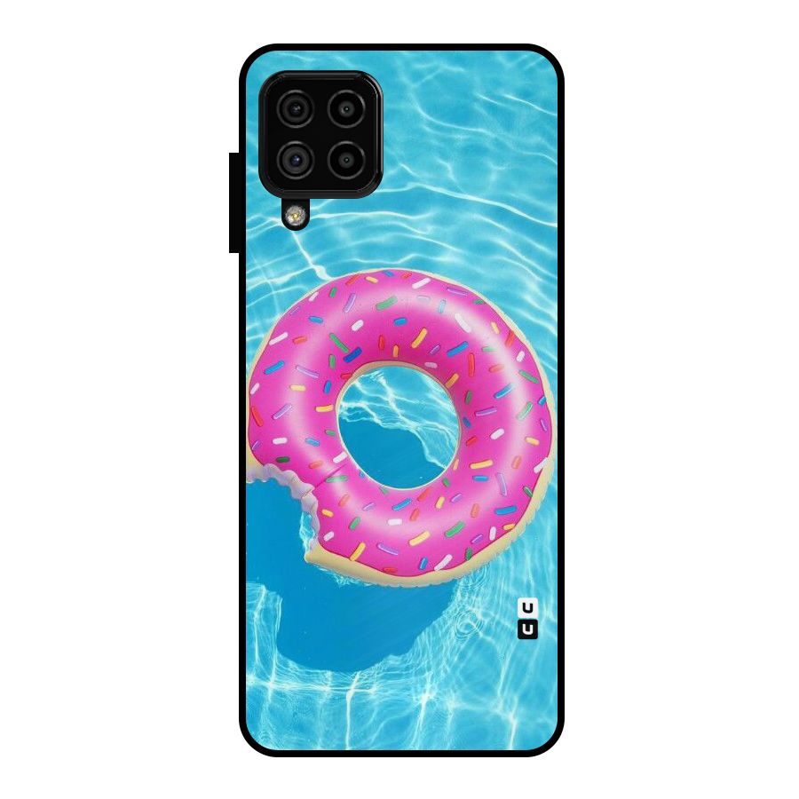 Donut Swim Metal Back Case for Galaxy A22 4G