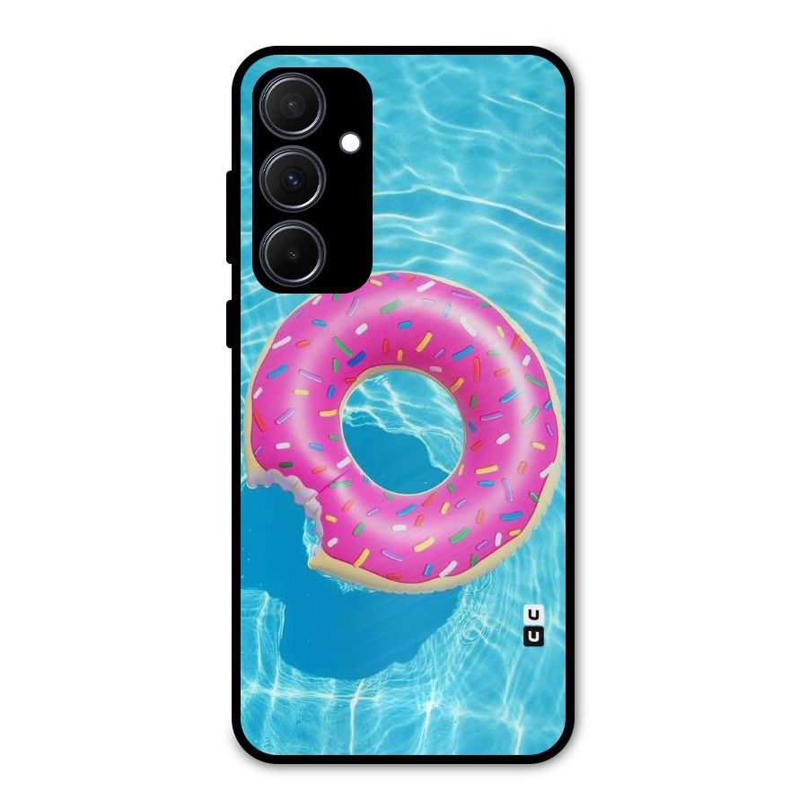 Donut Swim Metal Back Case for Galaxy A35