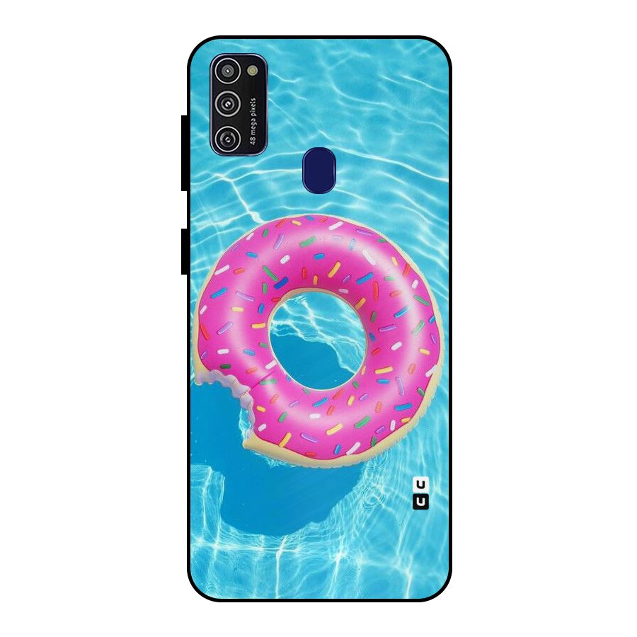 Donut Swim Metal Back Case for Galaxy M30s
