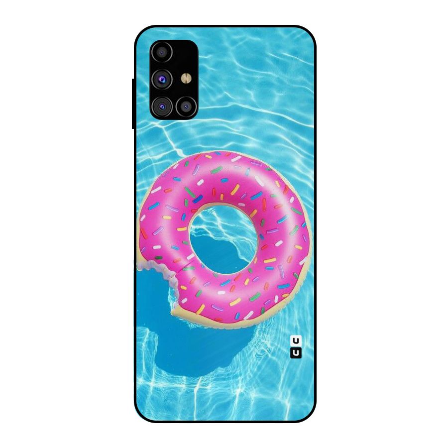 Donut Swim Metal Back Case for Galaxy M31s