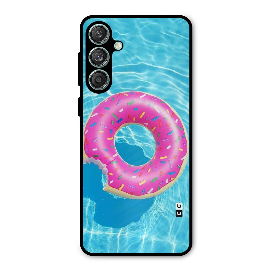 Donut Swim Metal Back Case for Galaxy M55 5G