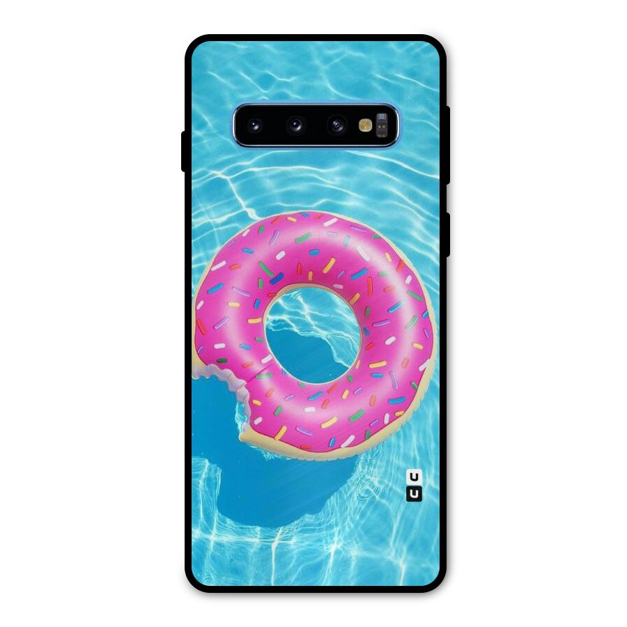 Donut Swim Metal Back Case for Galaxy S10