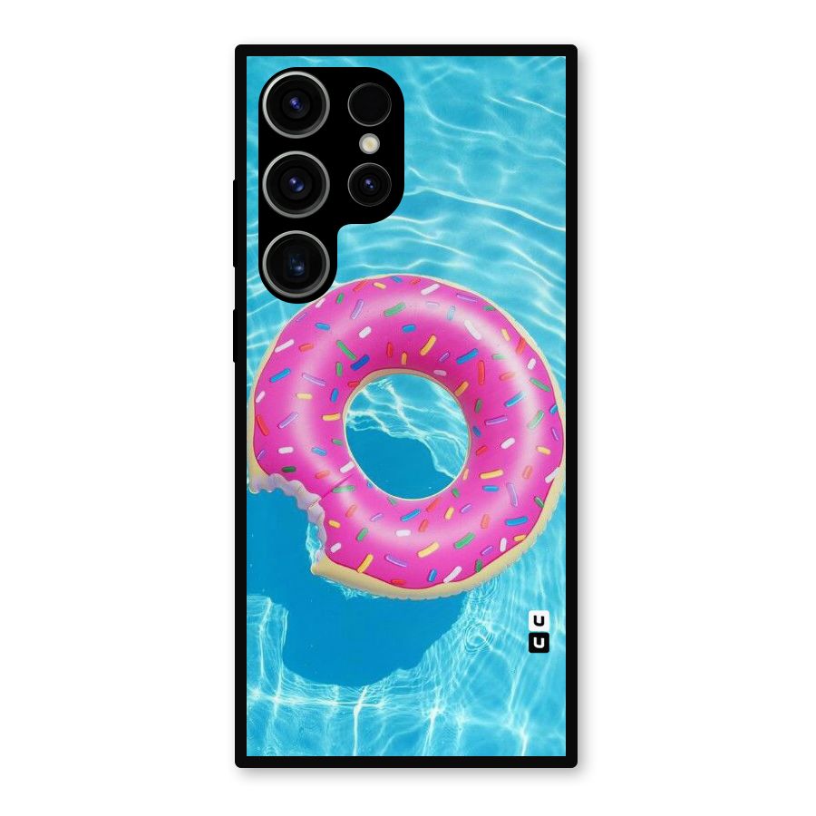 Donut Swim Metal Back Case for Galaxy S23 Ultra