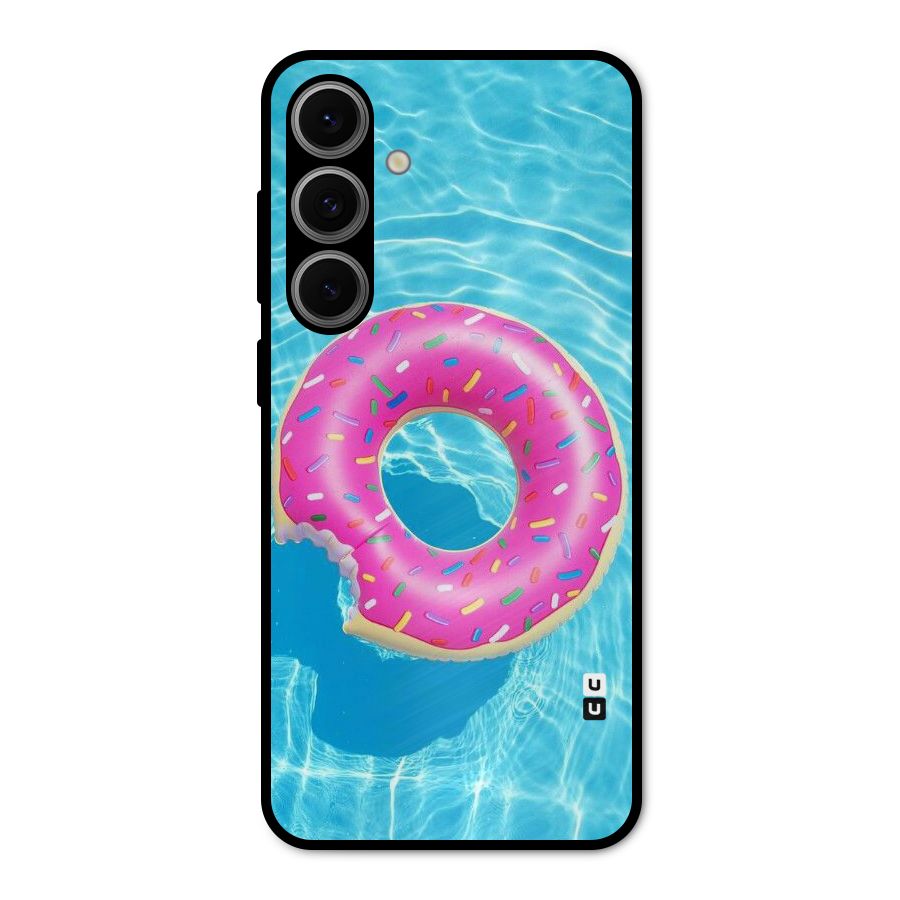 Donut Swim Metal Back Case for Galaxy S24 FE