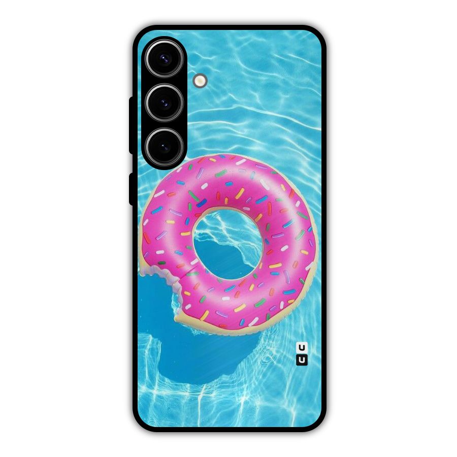 Donut Swim Metal Back Case for Galaxy S24 Plus