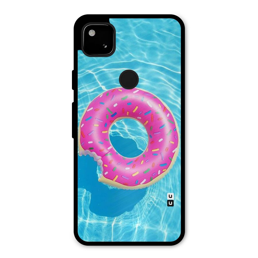 Donut Swim Metal Back Case for Google Pixel 4a