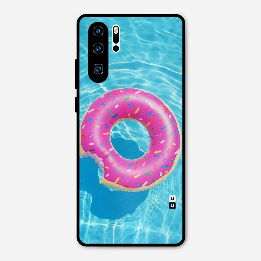 Donut Swim Metal Back Case for Huawei P30 Pro