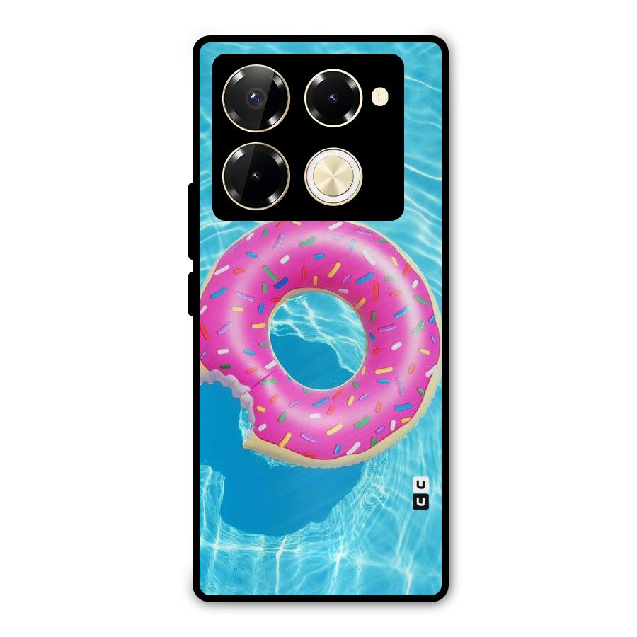 Donut Swim Metal Back Case for Infinix Note 40 Pro Plus