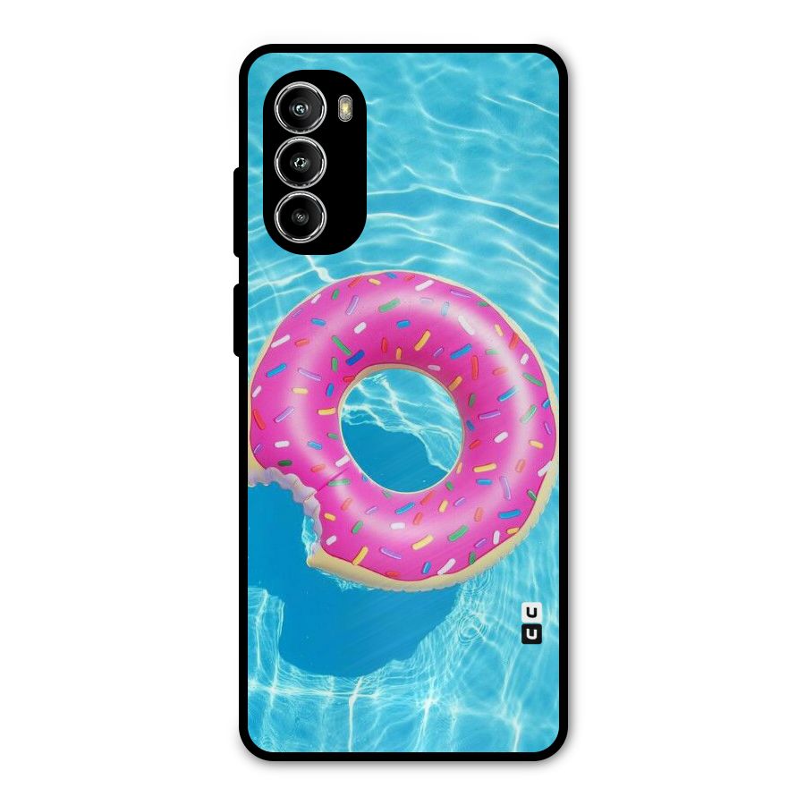 Donut Swim Metal Back Case for Moto G52