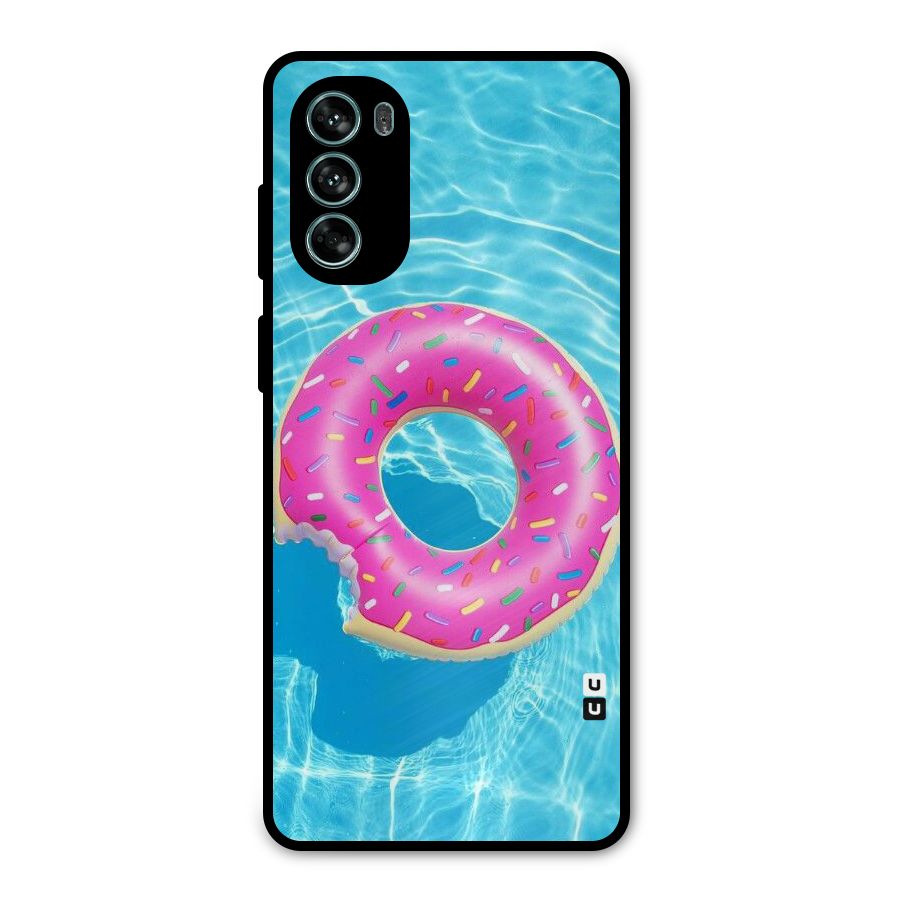 Donut Swim Metal Back Case for Moto G62