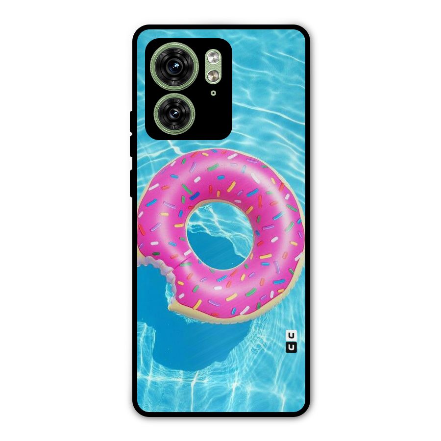 Donut Swim Metal Back Case for Motorola Edge 40 5G