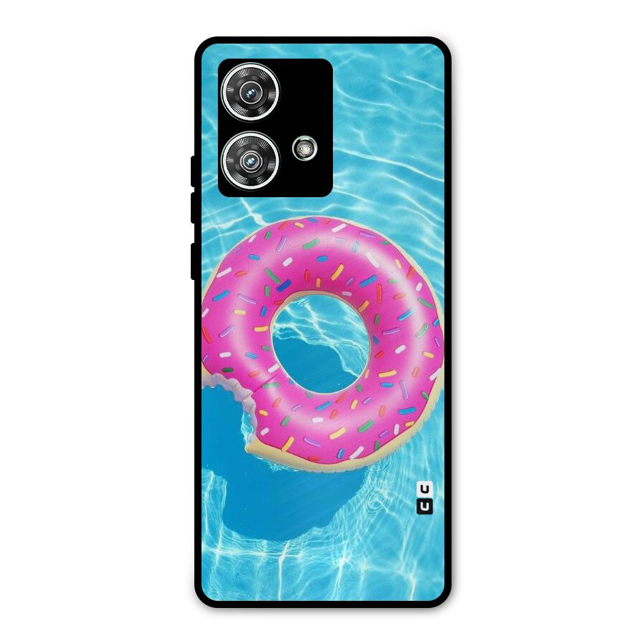 Donut Swim Metal Back Case for Motorola Edge 40 Neo