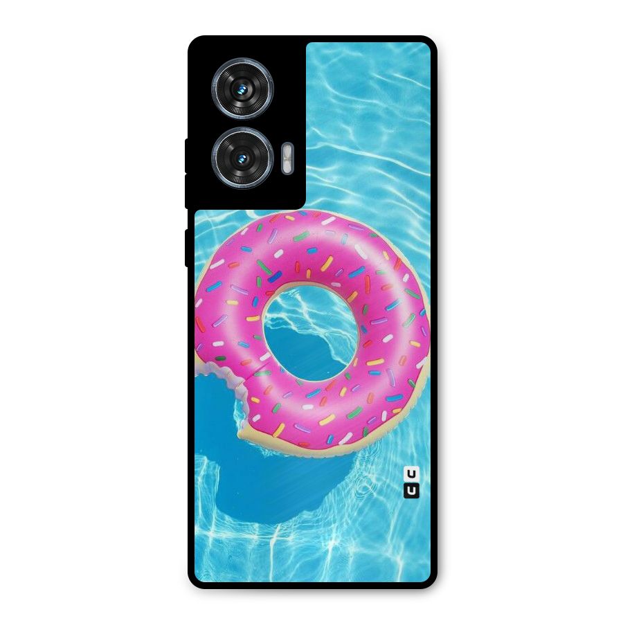 Donut Swim Metal Back Case for Motorola Edge 50 Fusion