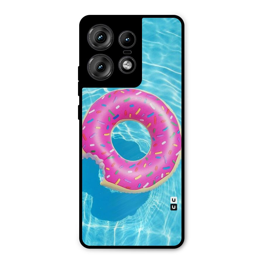 Donut Swim Metal Back Case for Motorola Edge 50 Pro