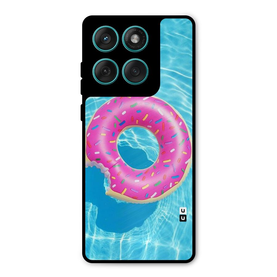 Donut Swim Metal Back Case for Motorola Edge 60