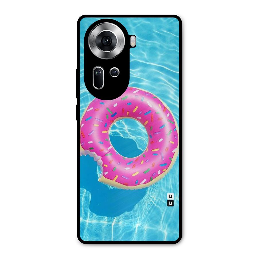 Donut Swim Metal Back Case for Oppo Reno11 5G