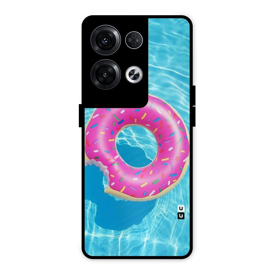 Donut Swim Metal Back Case for Oppo Reno8 Pro 5G