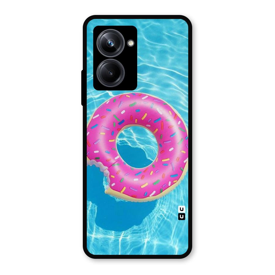 Donut Swim Metal Back Case for Realme 10 Pro