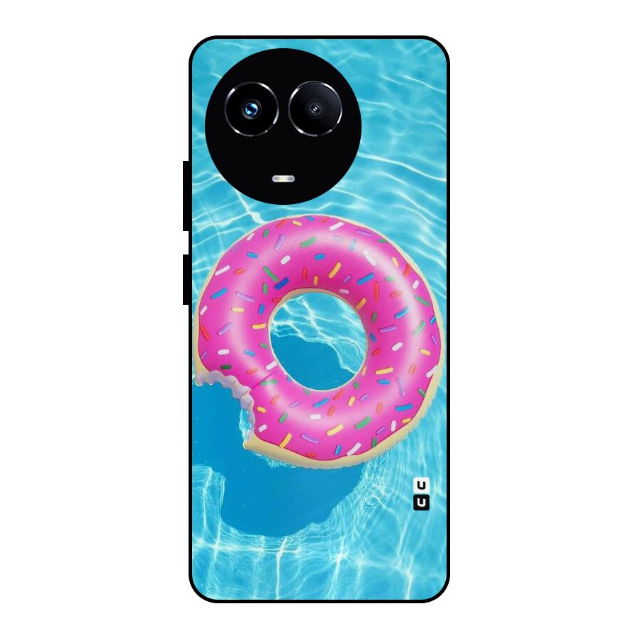 Donut Swim Metal Back Case for Realme 11X
