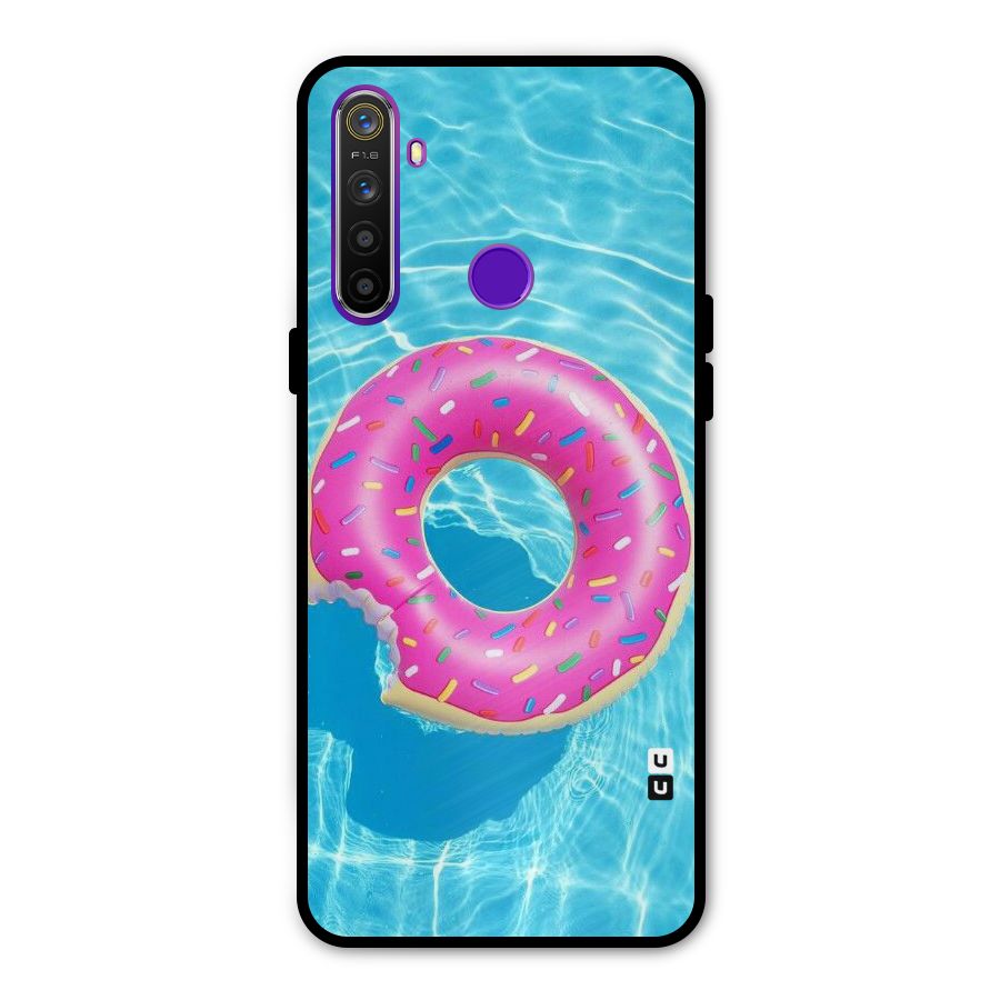 Donut Swim Metal Back Case for Realme 5i