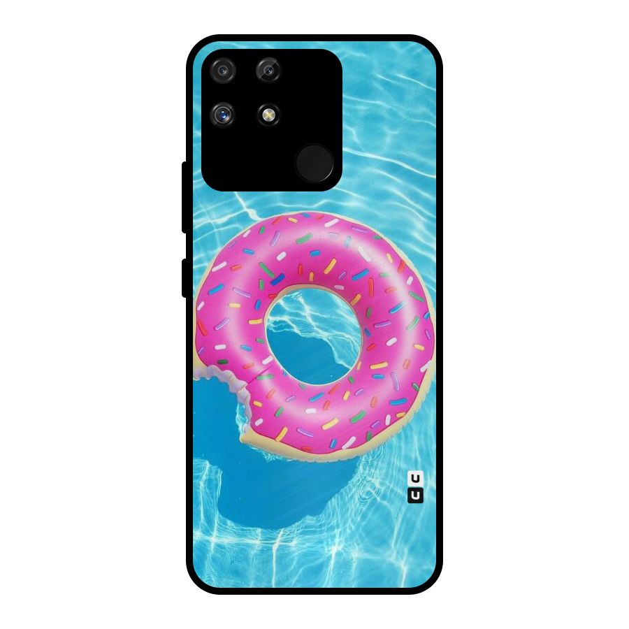 Donut Swim Metal Back Case for Realme Narzo 50A