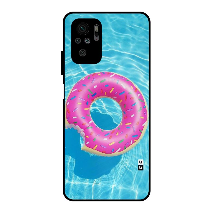 Donut Swim Metal Back Case for Redmi Note 10S