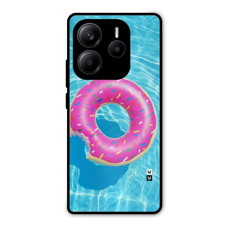 Donut Swim Metal Back Case for Redmi Note 14 5G