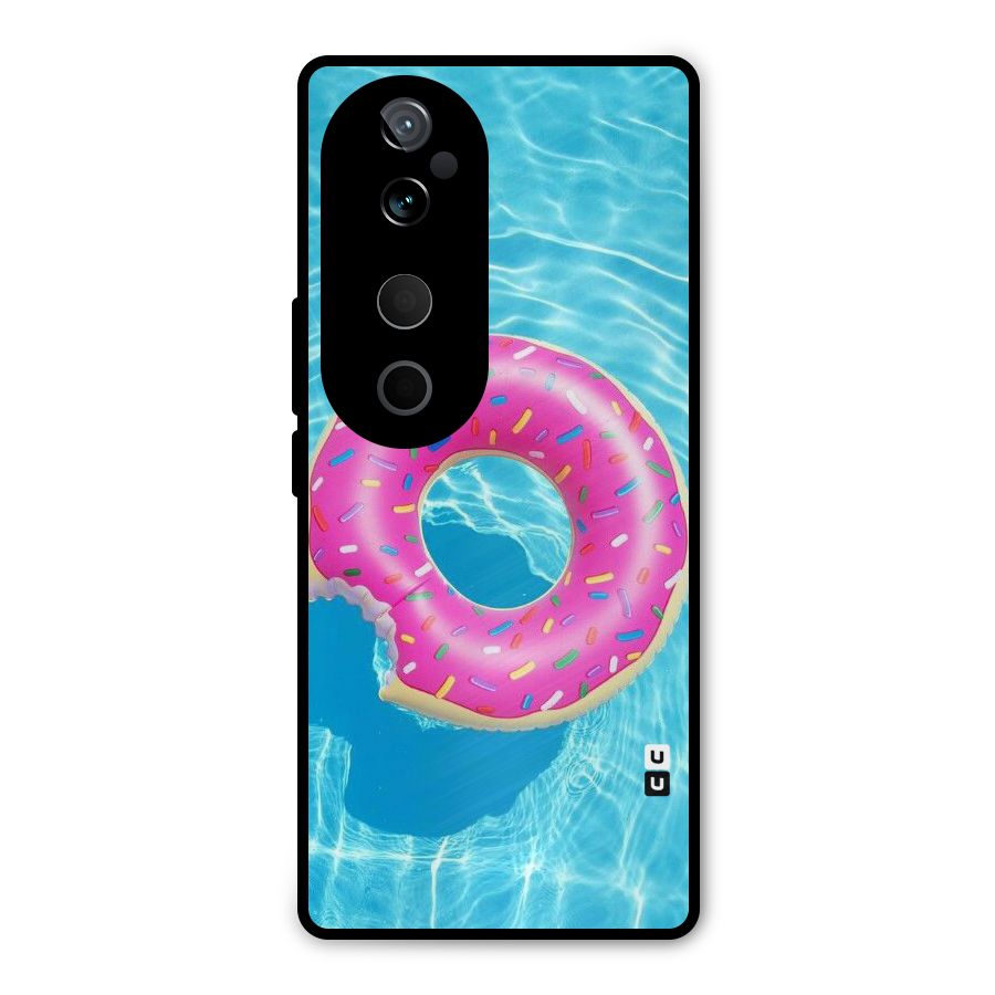 Donut Swim Metal Back Case for Vivo T3 Ultra