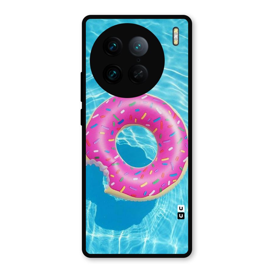 Donut Swim Metal Back Case for Vivo X90 Pro