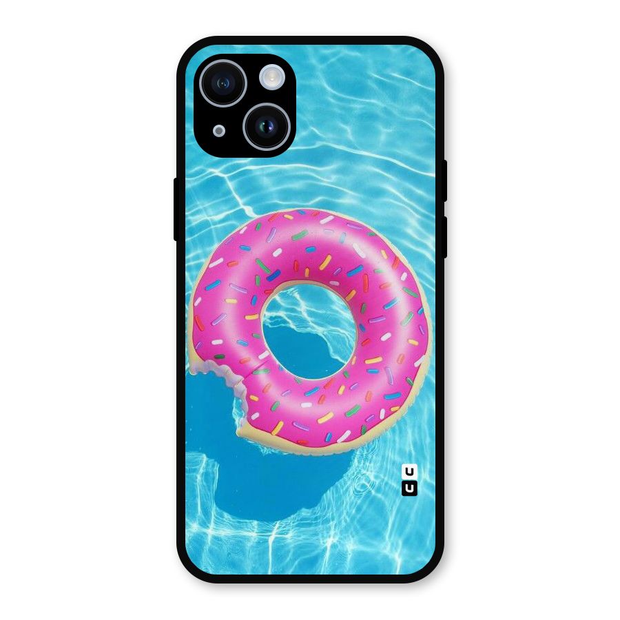 Donut Swim Metal Back Case for iPhone 14