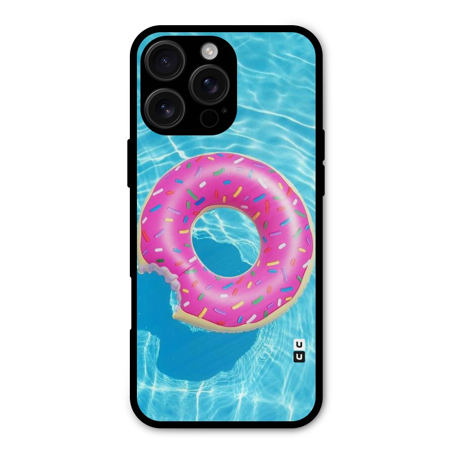 Donut Swim Metal Back Case for iPhone 16 Pro Max