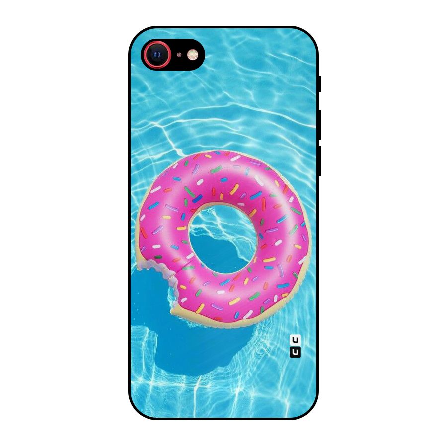Donut Swim Metal Back Case for iPhone 8