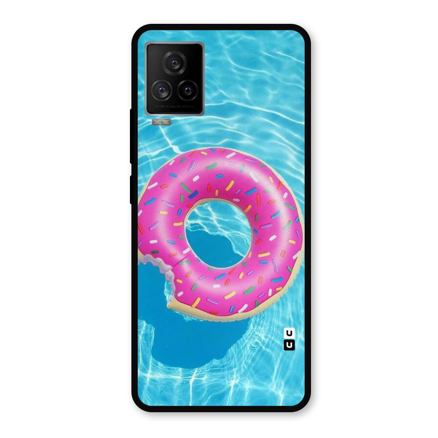 Donut Swim Metal Back Case for iQOO 7 Legend 5G
