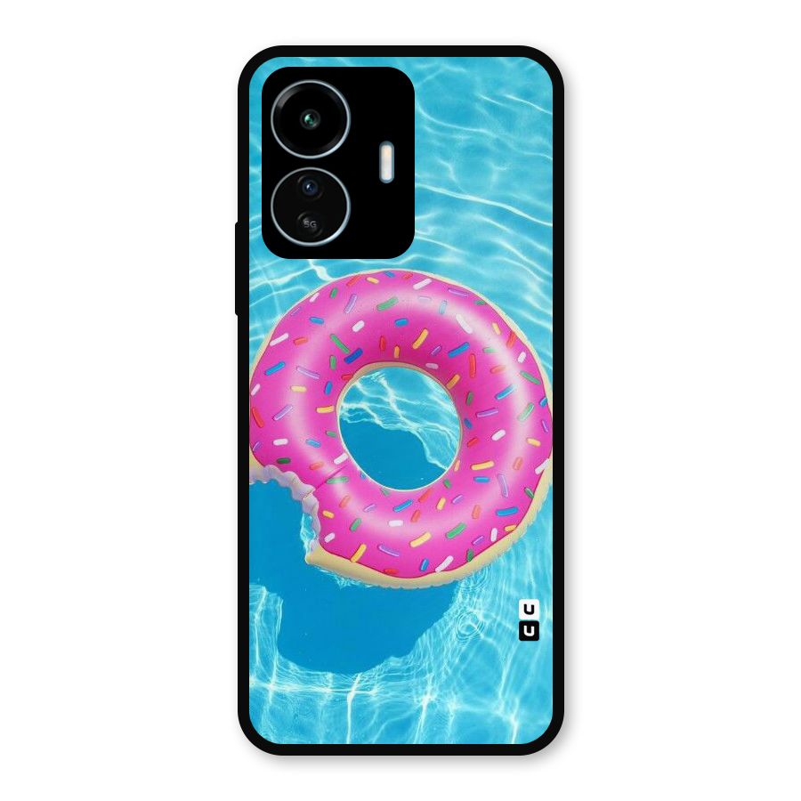 Donut Swim Metal Back Case for vivo iQOO Z6 Lite 5G