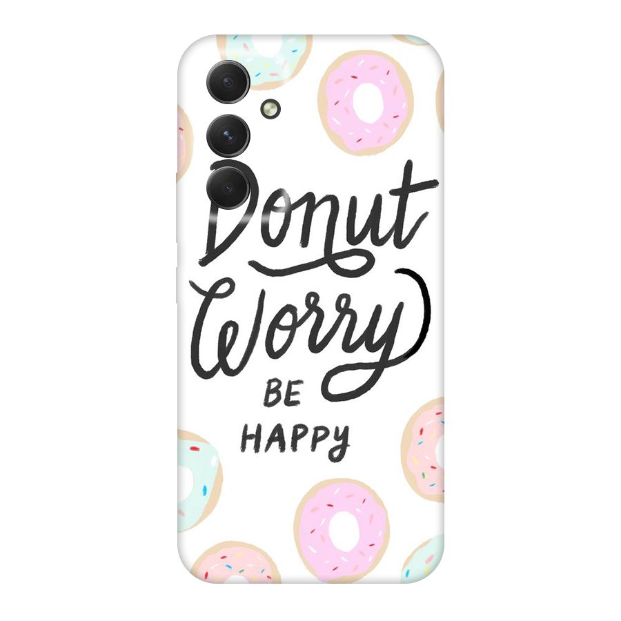 Donut Worry Be Happy Original Polycarbonate Back Case for Galaxy A54