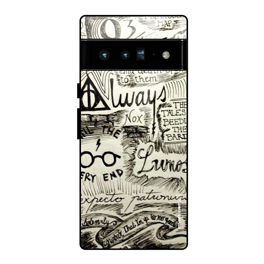 Doodle Art Glass Back Case for Google Pixel 6 Pro