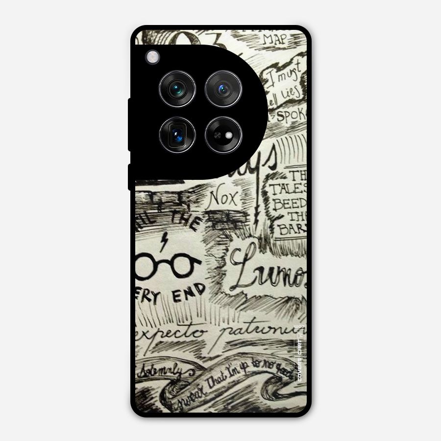 Doodle Art Metal Back Case for OnePlus 12