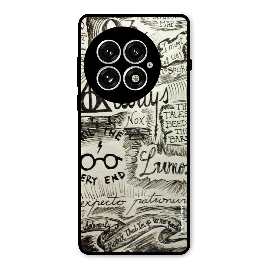 Doodle Art Metal Back Case for OnePlus 13