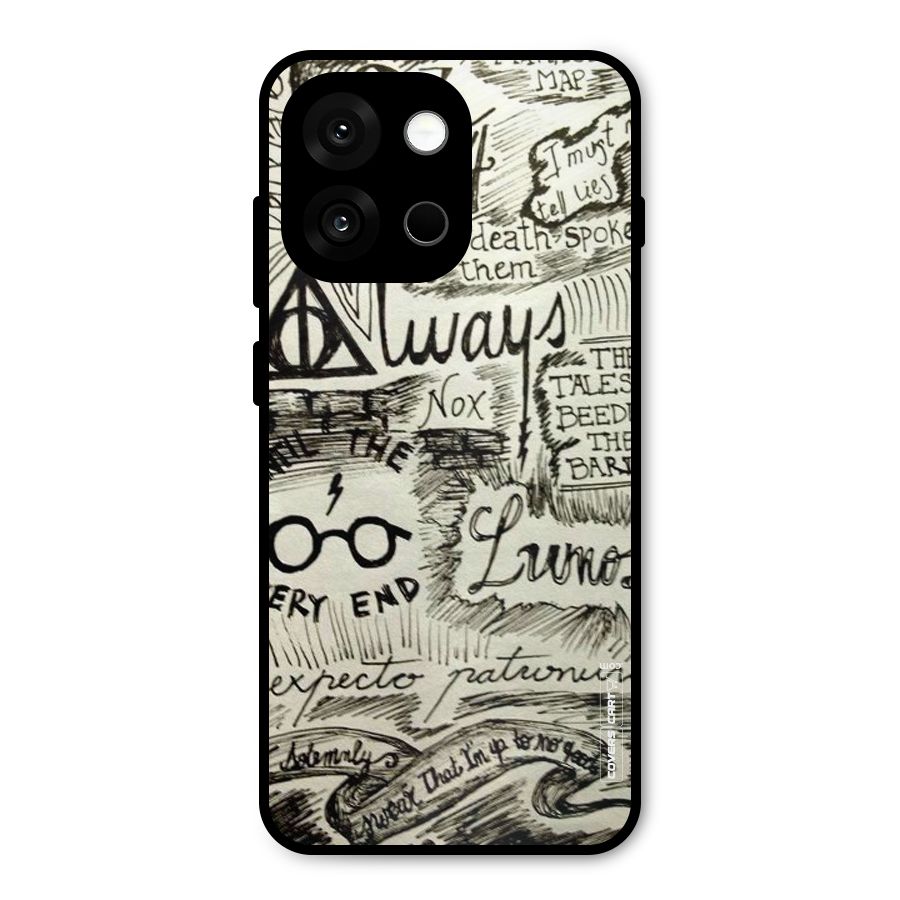 Doodle Art Metal Back Case for OnePlus 13s