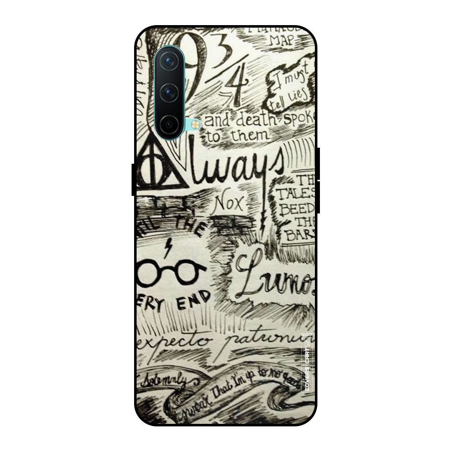 Doodle Art Metal Back Case for OnePlus Nord CE 5G