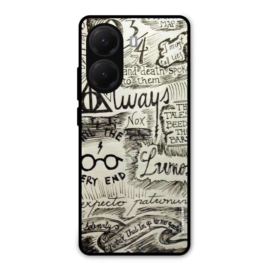 Doodle Art Metal Back Case for Poco X7 Pro