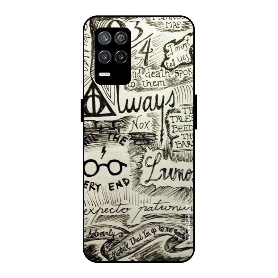 Doodle Art Metal Back Case for Realme 9 5G