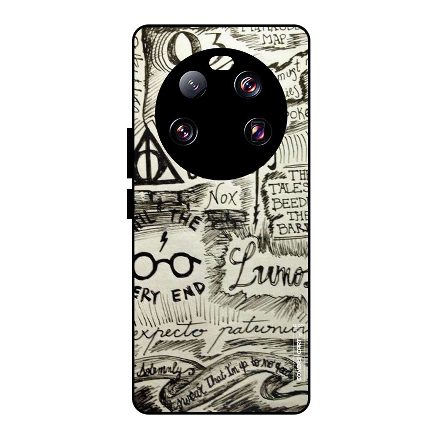 Doodle Art Metal Back Case for Xiaomi 13 Ultra