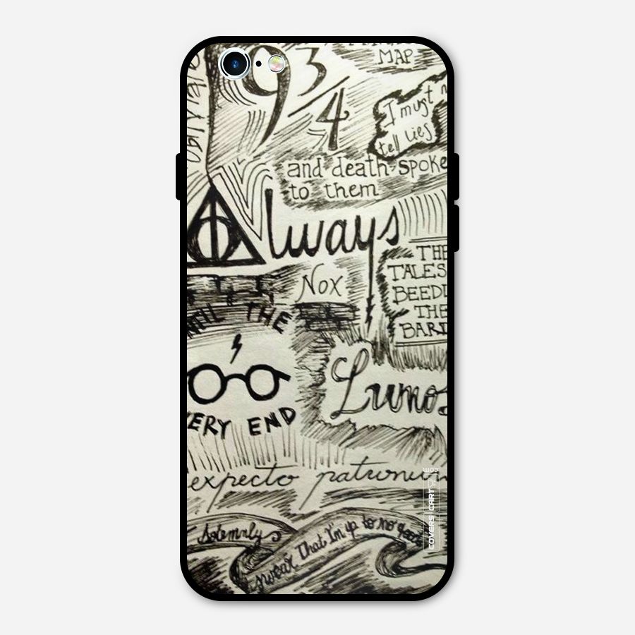 Doodle Art Metal Back Case for iPhone 6 6s