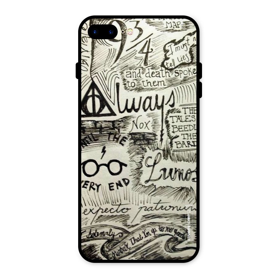 Doodle Art Metal Back Case for iPhone 7 Plus