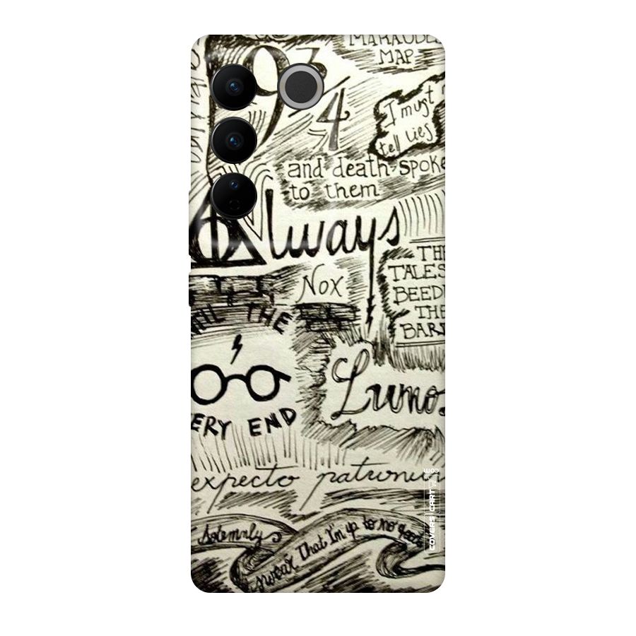 Doodle Art Original Polycarbonate Back Case for Vivo V27