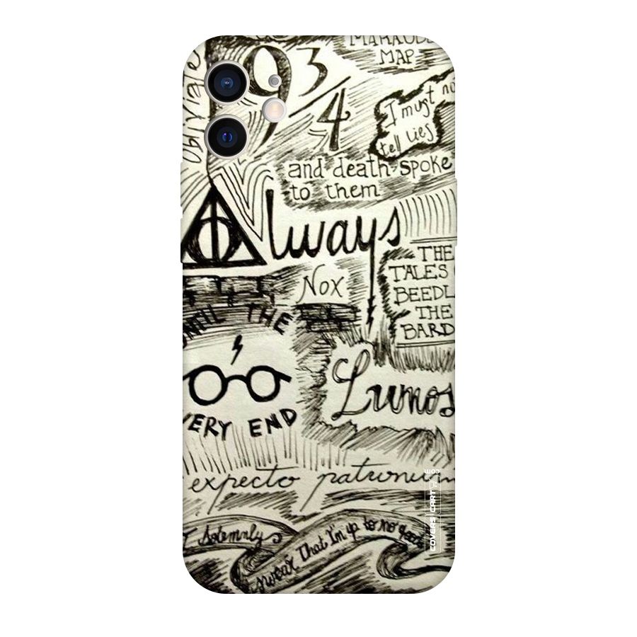 Doodle Art Original Polycarbonate Back Case for iPhone 12