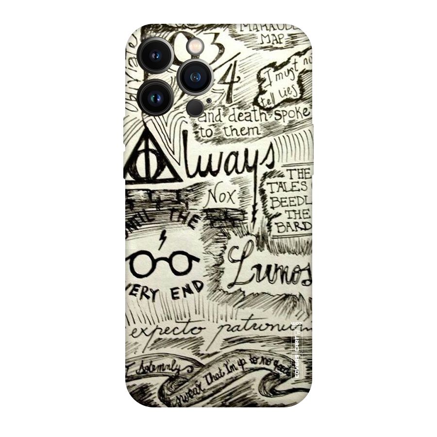 Doodle Art Original Polycarbonate Back Case for iPhone 13 Pro Max