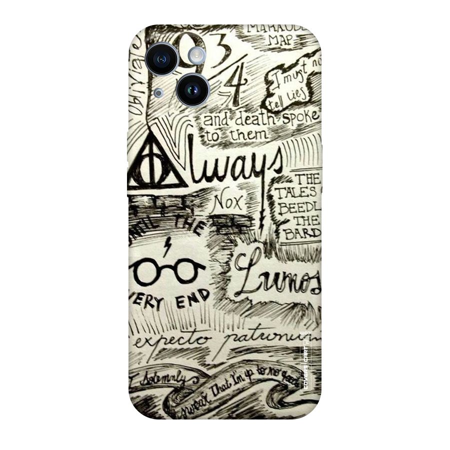 Doodle Art Original Polycarbonate Back Case for iPhone 14