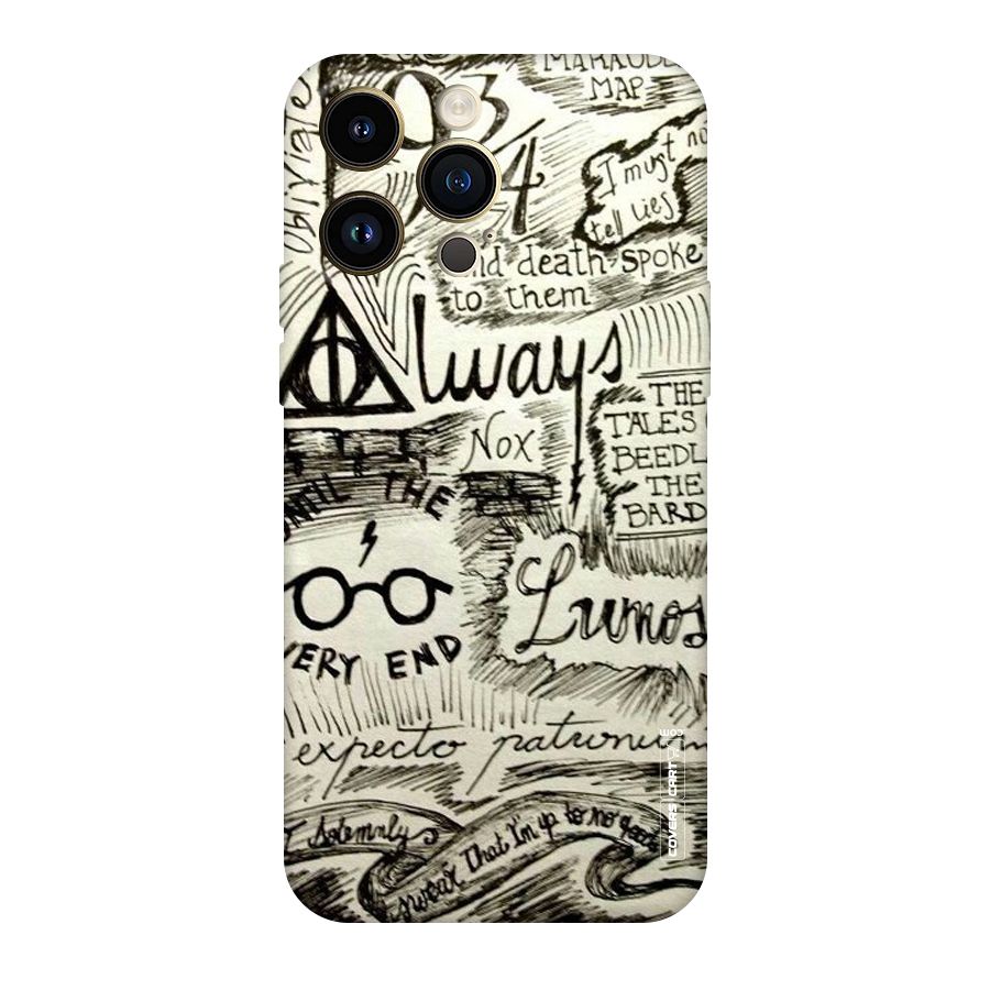 Doodle Art Original Polycarbonate Back Case for iPhone 14 Pro Max